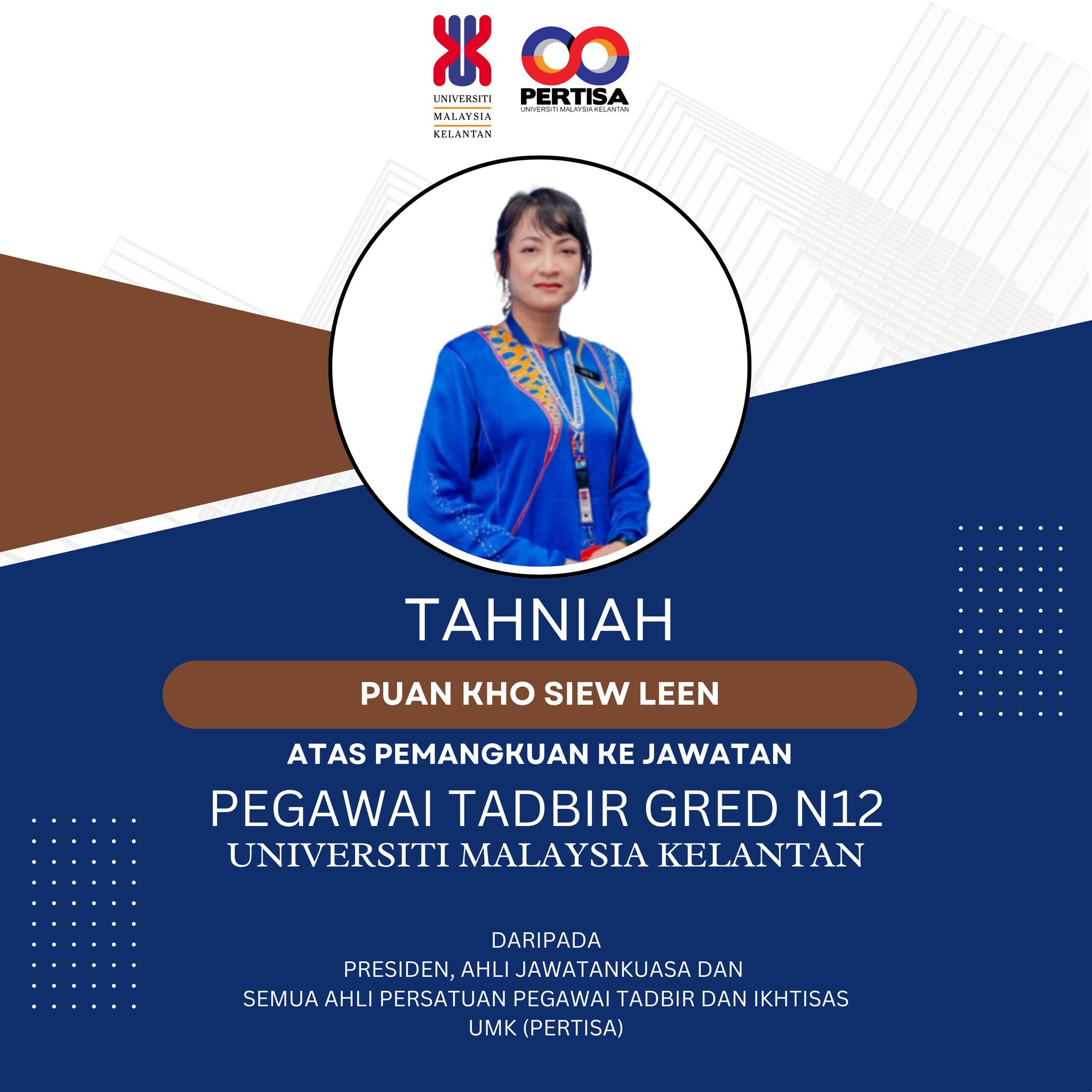 PERTISA UMK Mengucapkan Sekalung Tahniah - 3