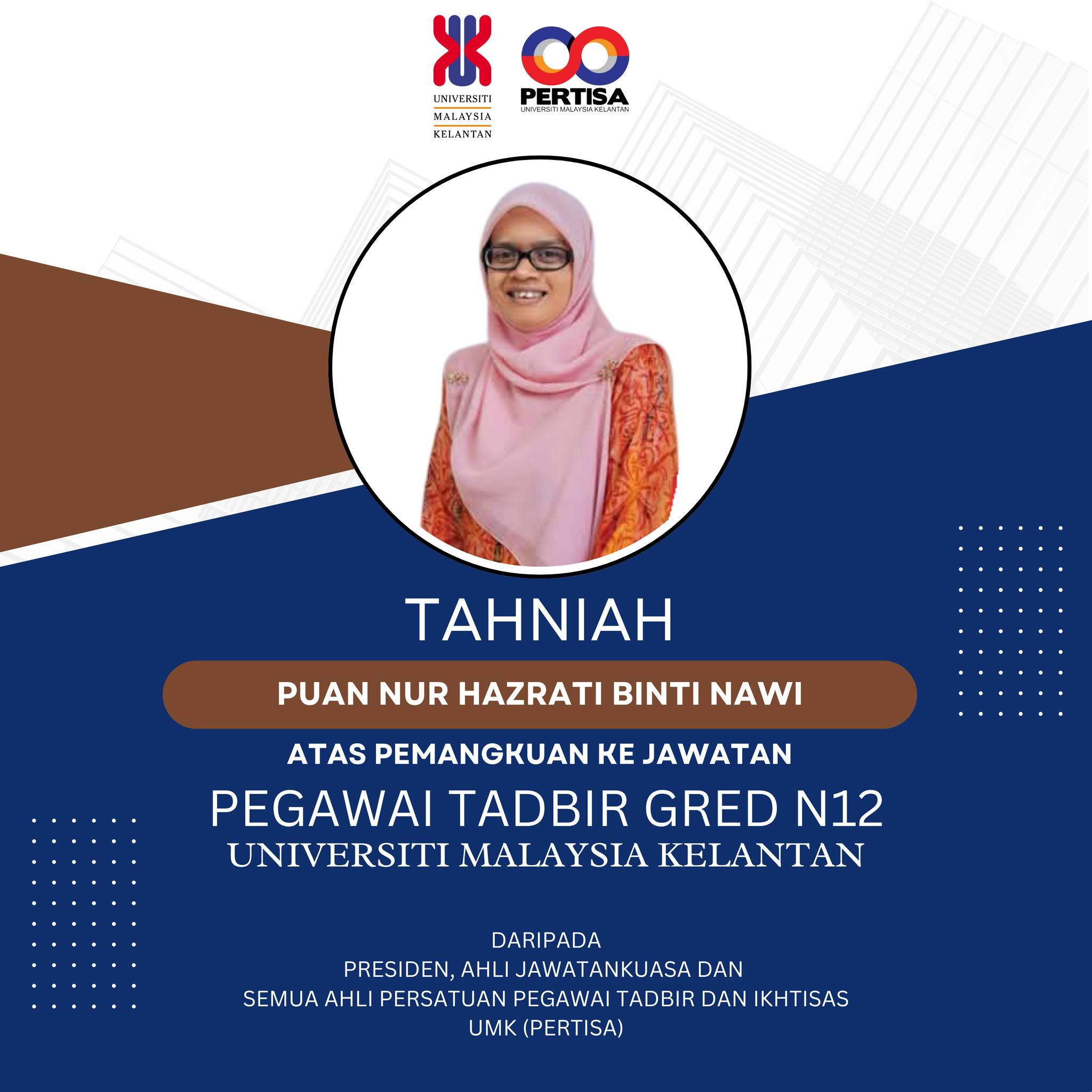 PERTISA UMK Mengucapkan Sekalung Tahniah - 4