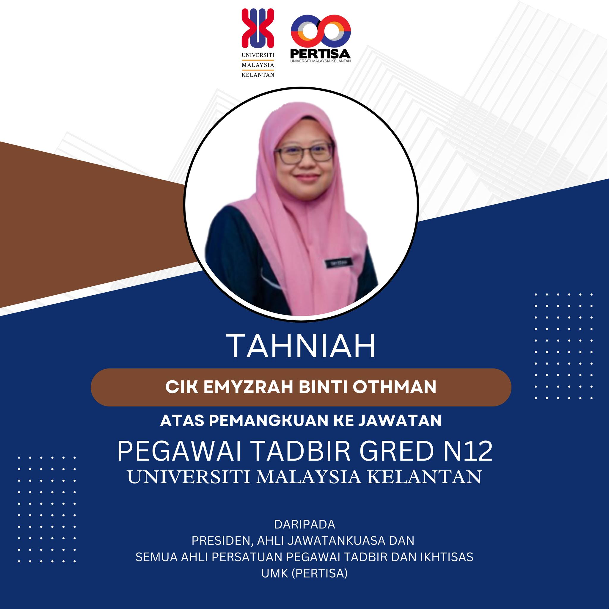 PERTISA UMK Mengucapkan Sekalung Tahniah - 5