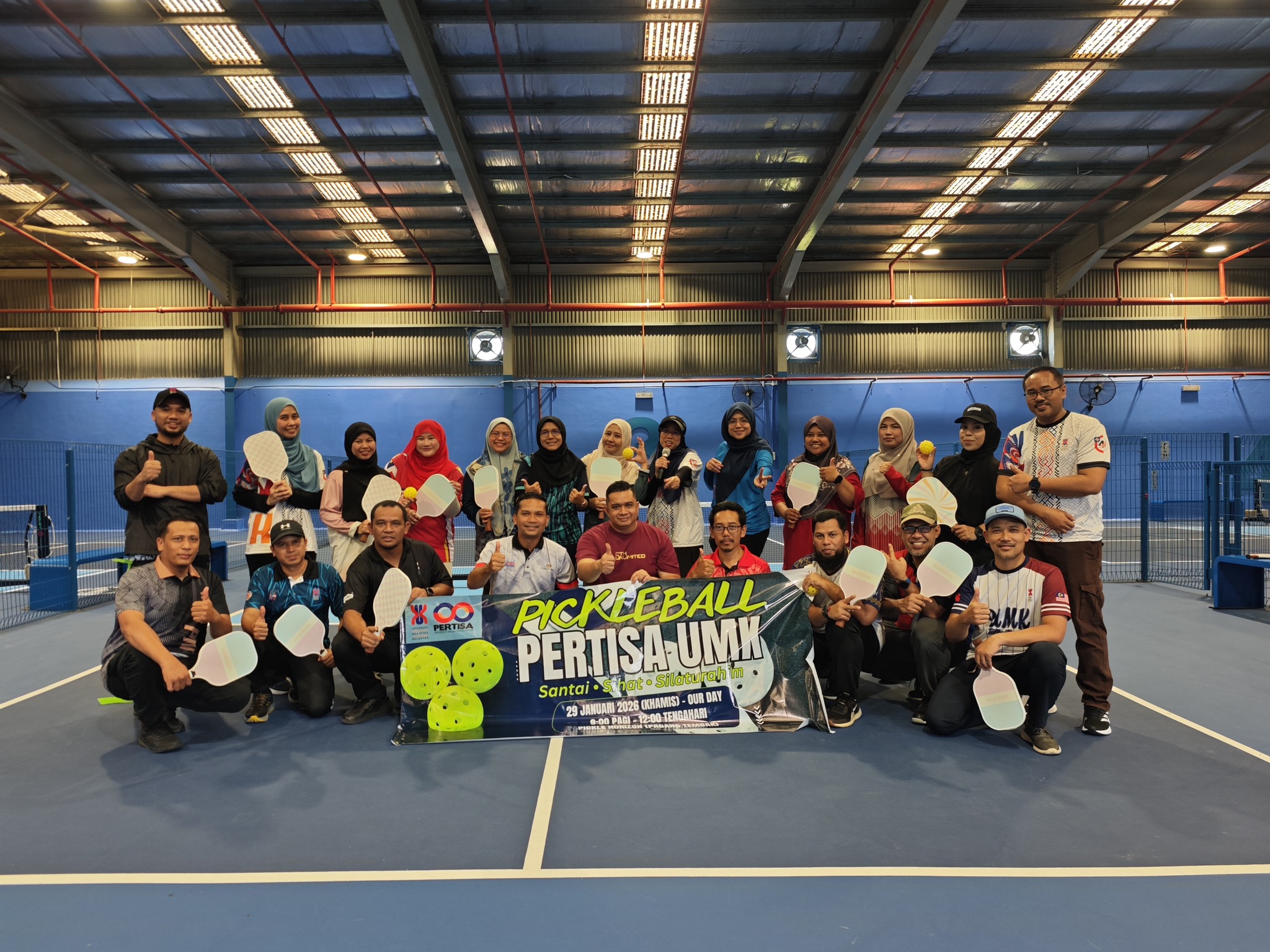 PROGRAM PICKLEBALL SANTAI PERTISA UMK