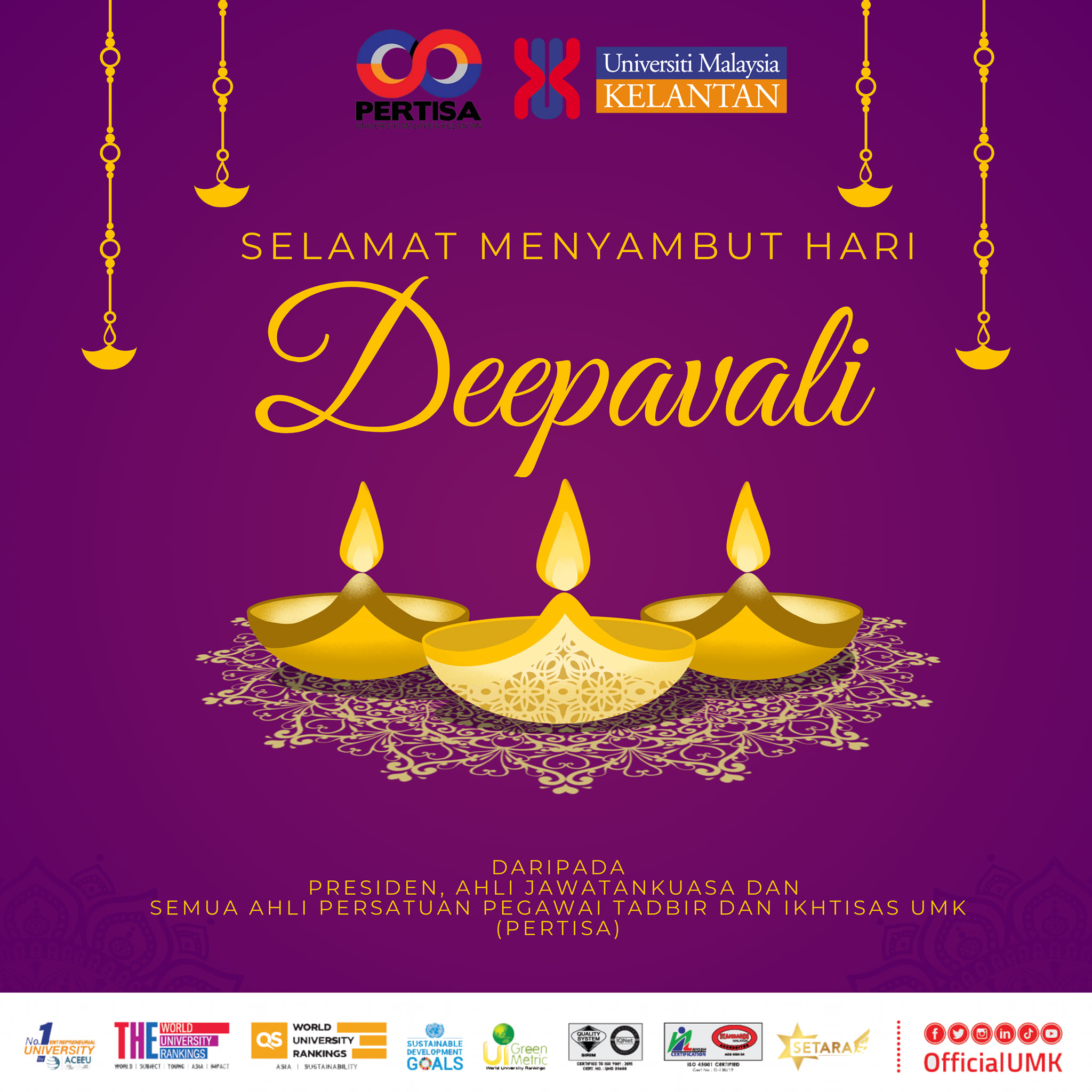 Selamat Menyambut Hari Deepavali