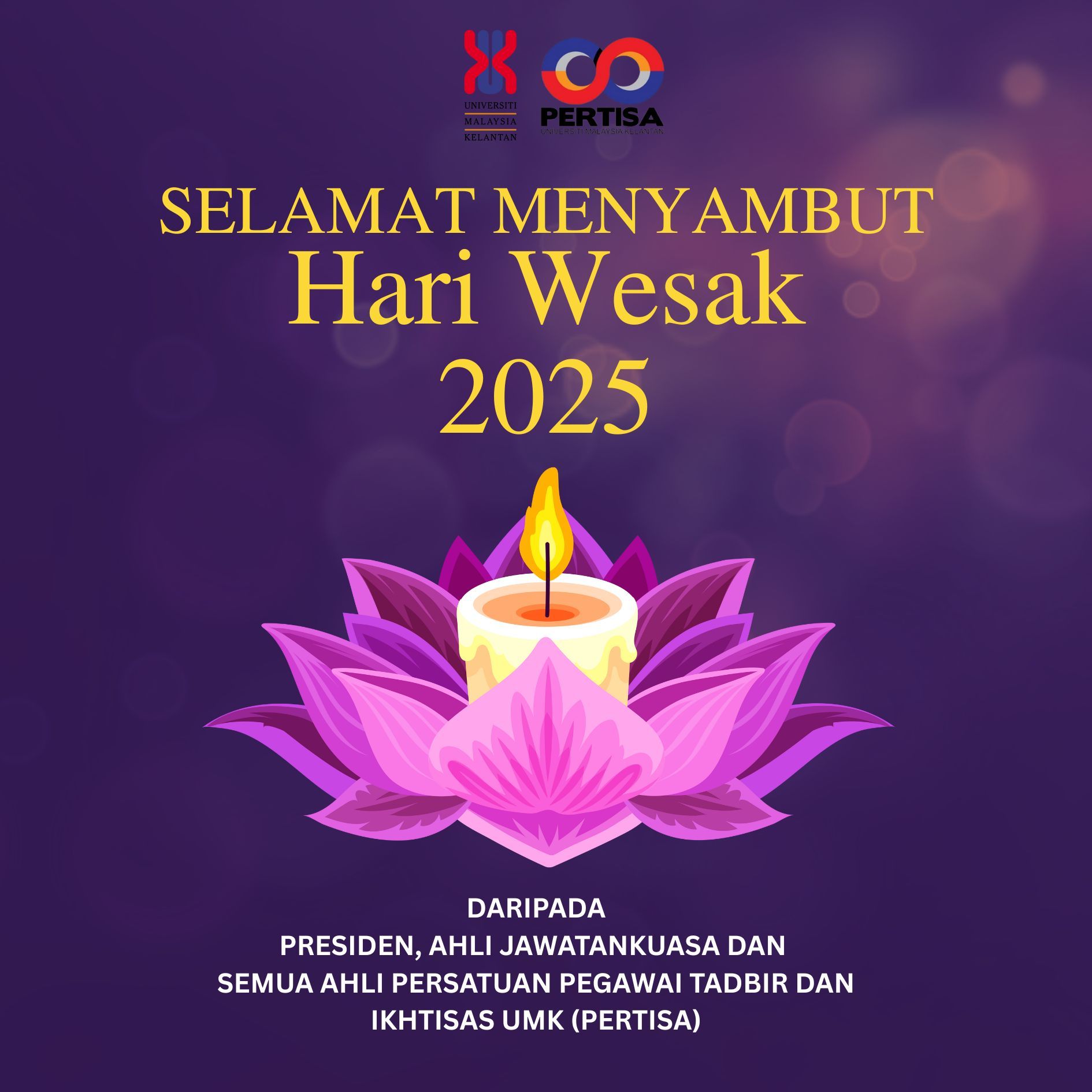 Selamat Menyambut Hari Wesak 2025 kepada semua yang menyambutnya.